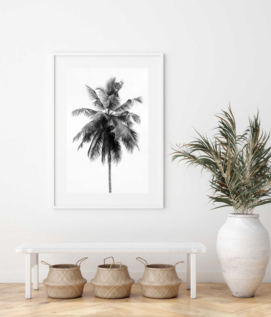 Framed Artwork with a white frame in an office space