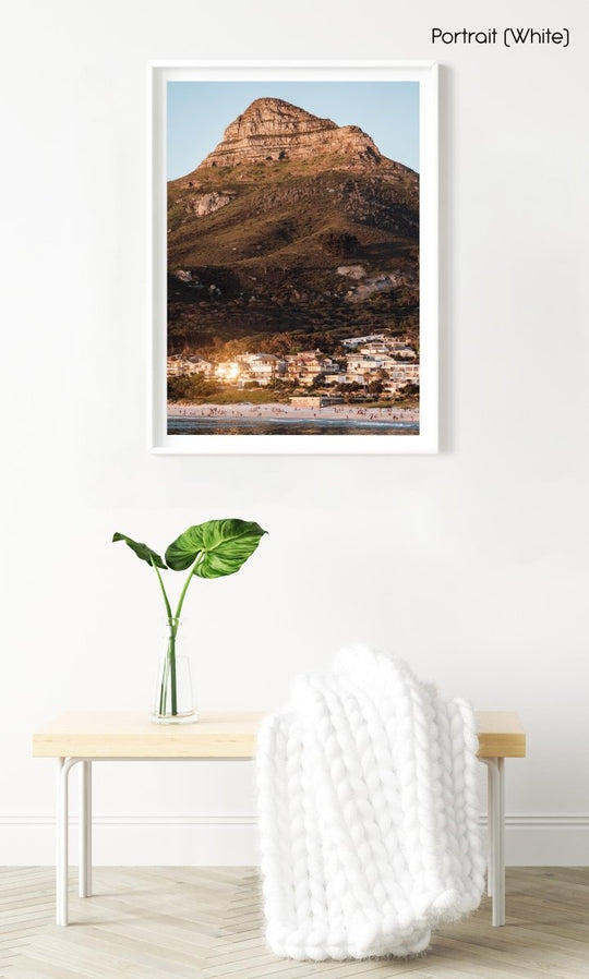 Lion's Head and Camps Bay Beach at Sunset