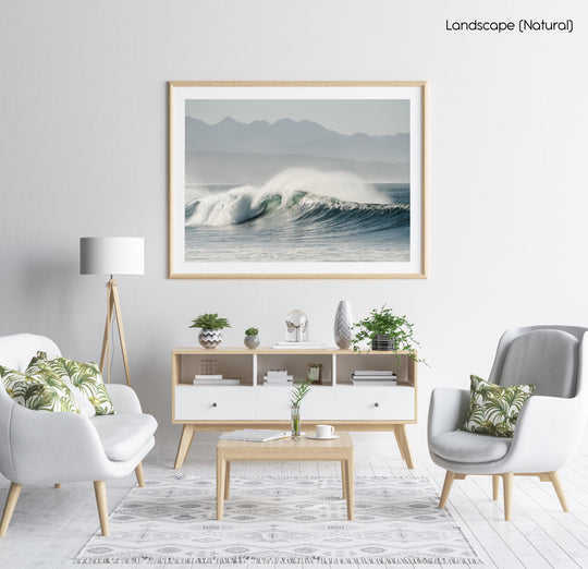 Wave breaking in Plettenberg Bay wall art