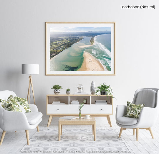 River meets ocean at Plett