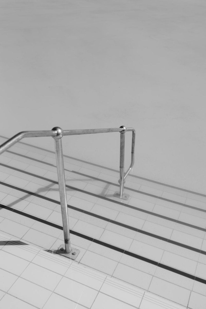 Sea Point pool stairs in Cape Town along promenade.