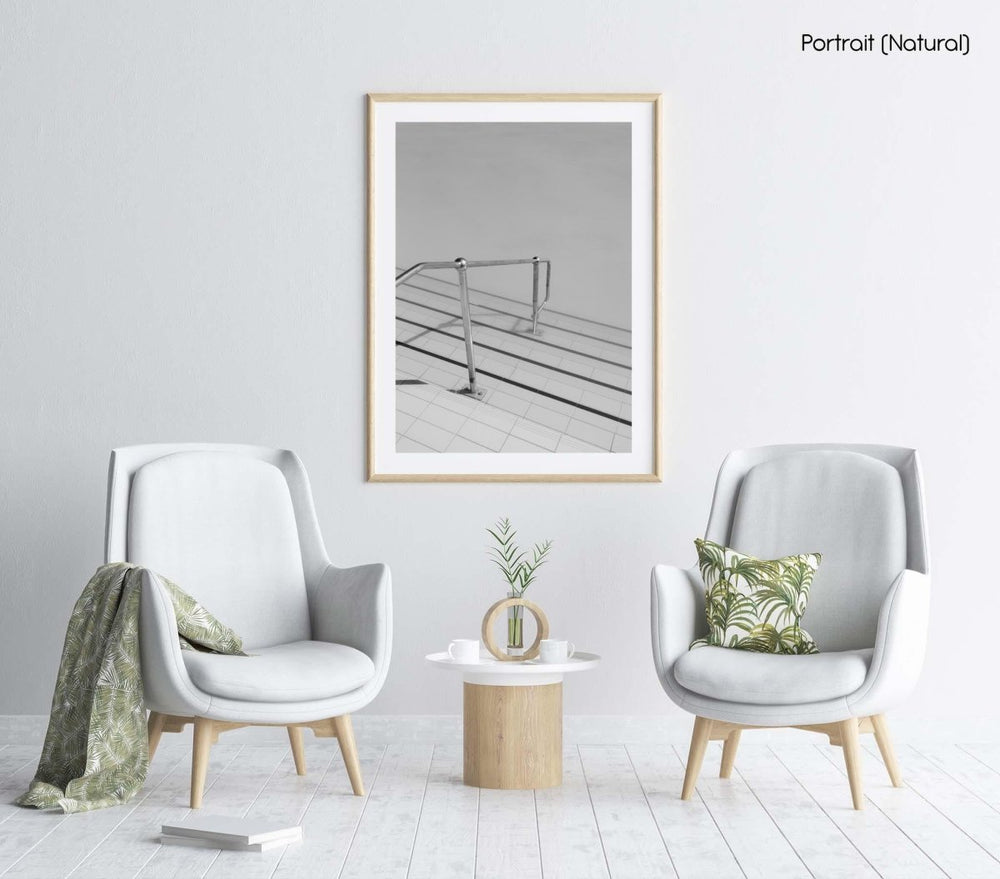 Sea Point pool stairs in Cape Town along promenade.