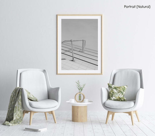 Sea Point pool stairs in Cape Town along promenade.