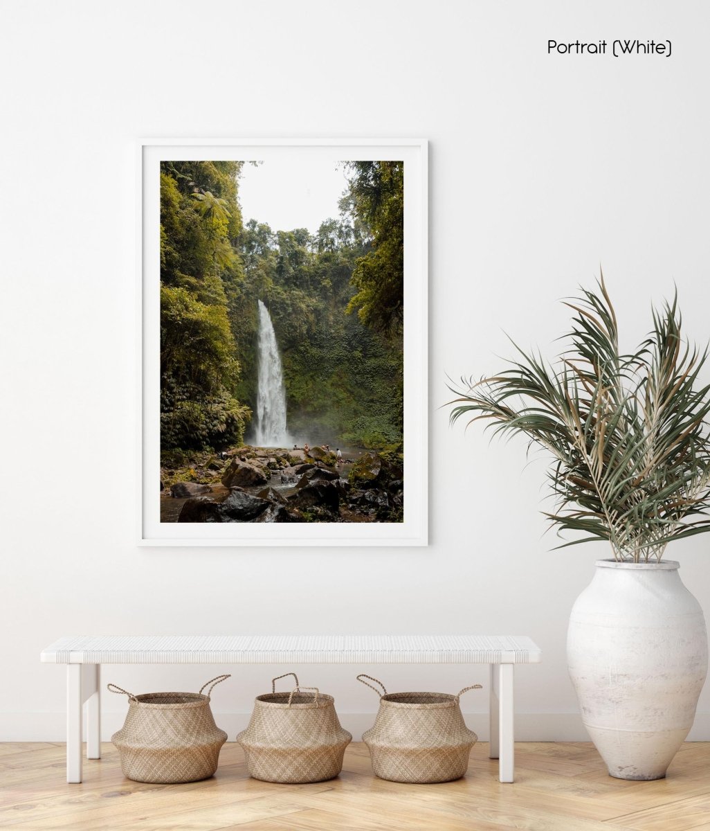 Nungnung waterfall in Indonesia, Bali.