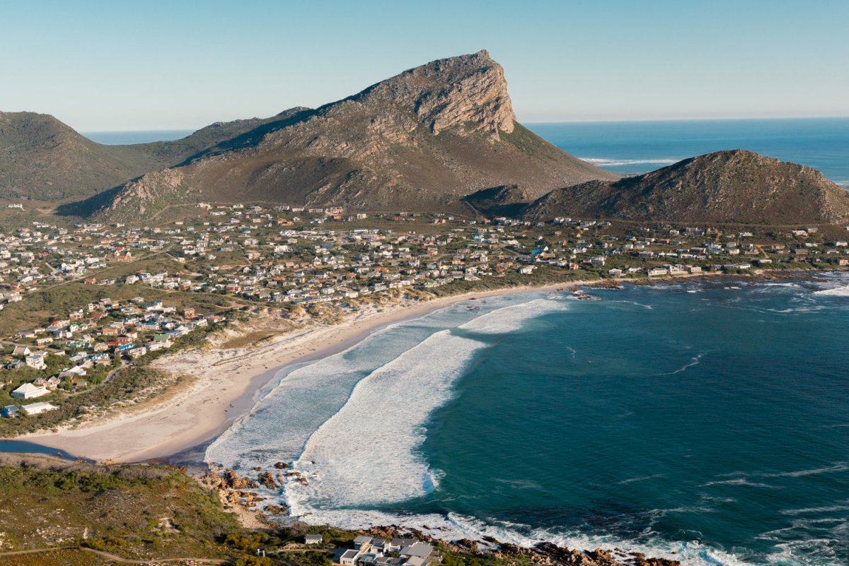 Pringle Bay Beach Aerial view