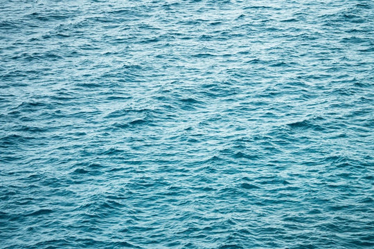 Ocean ripples taken on a telephoto zoom lens of the sea at Sao Tome and Principe.