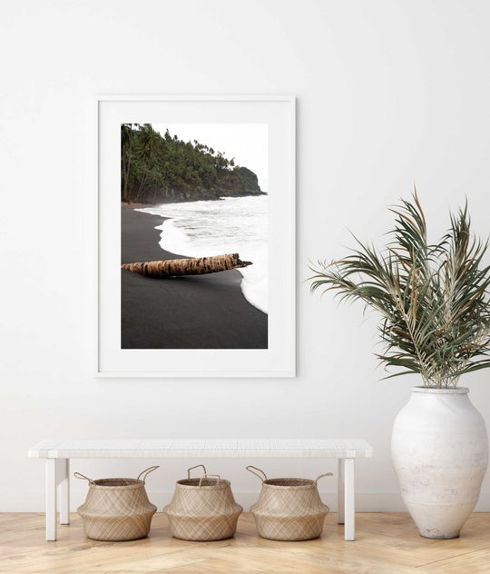 Framed Artwork with a white frame in an office space
