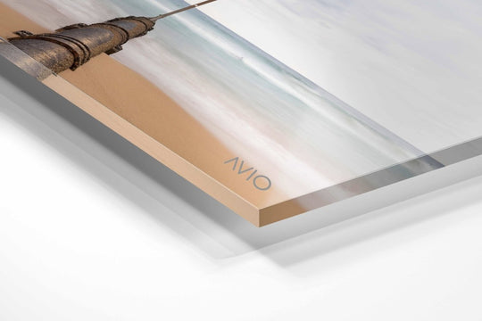 Acrylic/Perspex corner edge with photography print