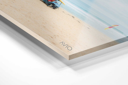 Acrylic/Perspex corner edge with photography print