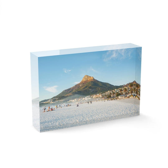 Lions Head mountain from Camps Bay Beach in Cape Town