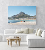Lions Head mountain from Camps Bay Beach in Cape Town in an acrylic/perspex frame