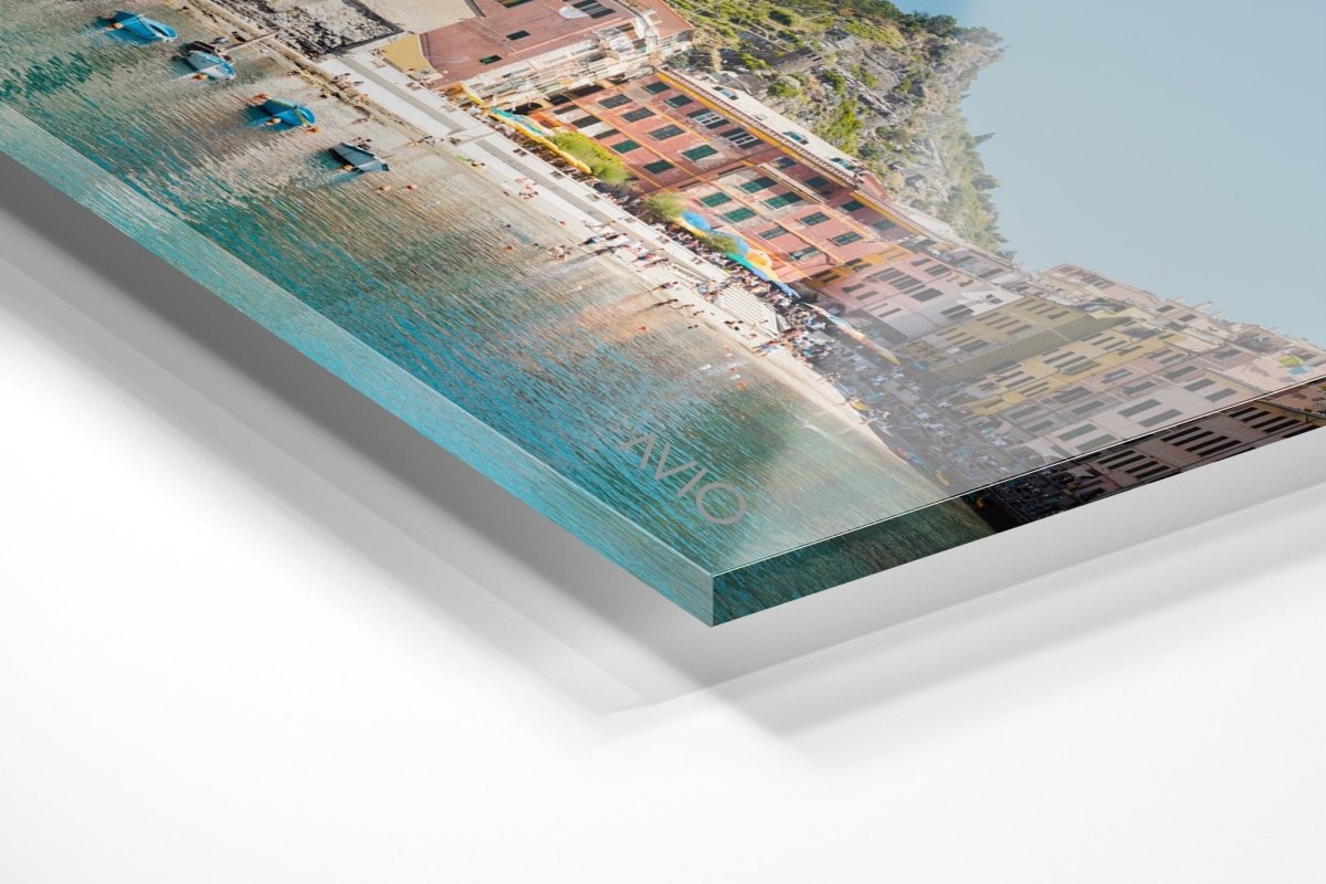 Acrylic/Perspex corner edge with photography print