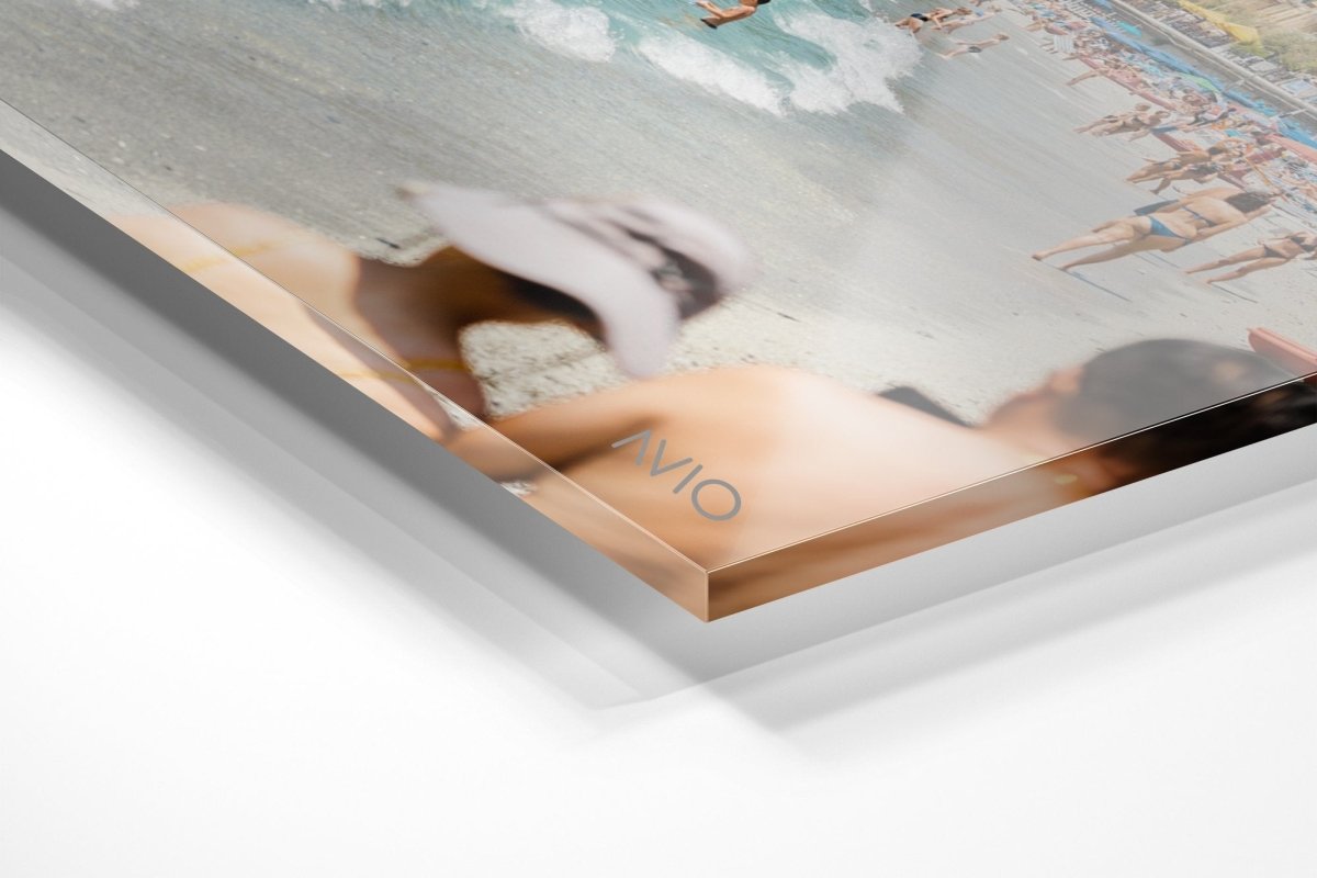 Acrylic/Perspex corner edge with photography print