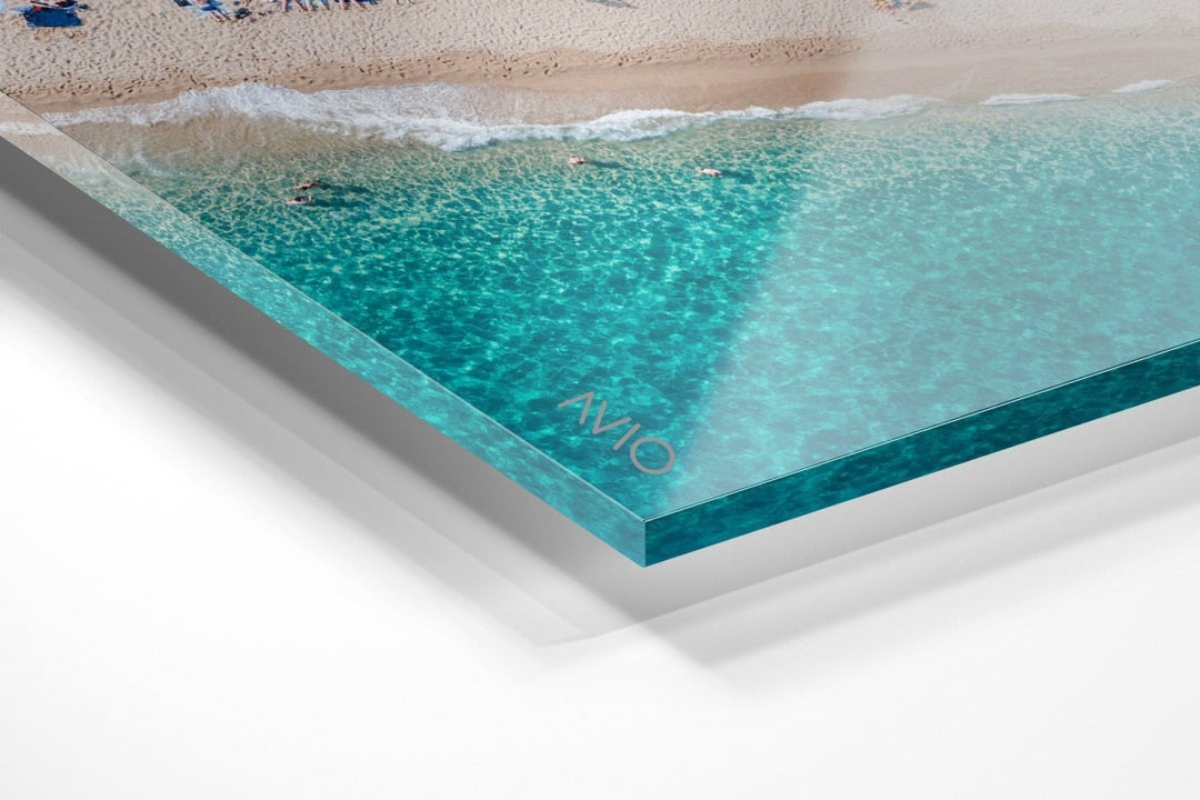 Acrylic/Perspex corner edge with photography print