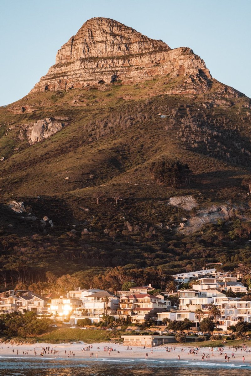 Lion's Head and Camps Bay Beach at Sunset