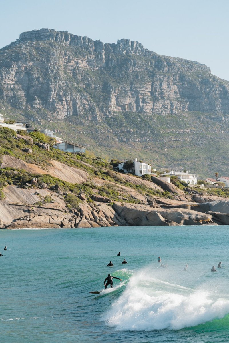 Surfer at Llandudno Beach