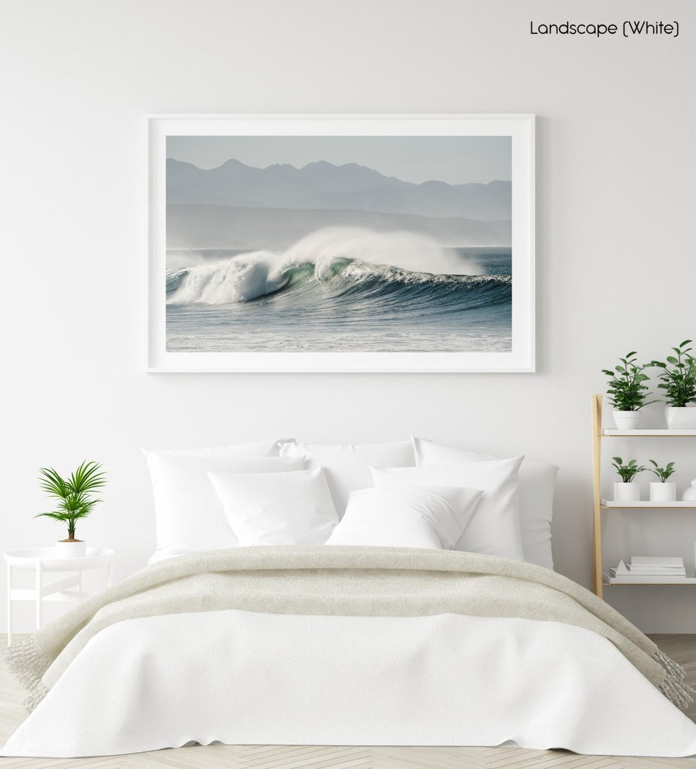 Wave breaking in Plettenberg Bay wall art
