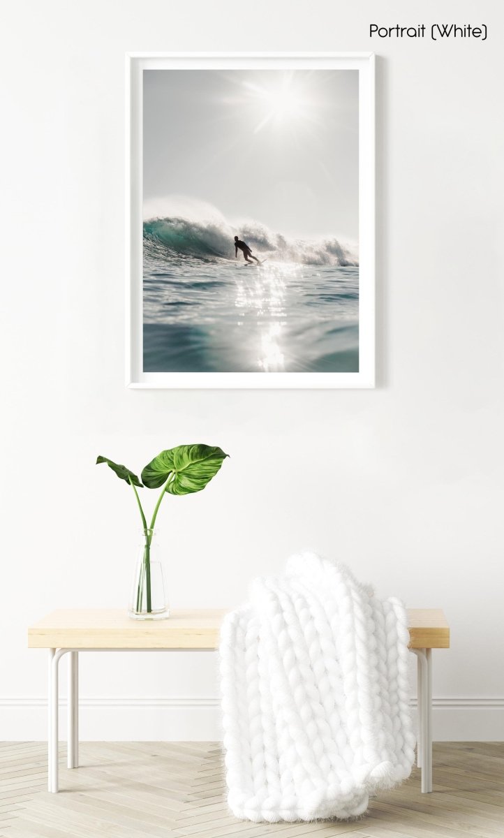 Waterhousing photo surfer on wave