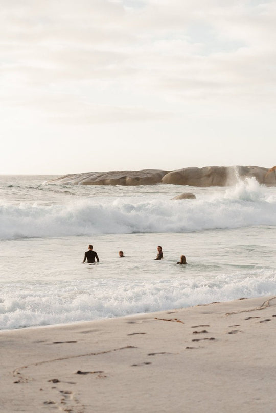 Swimming in the sea