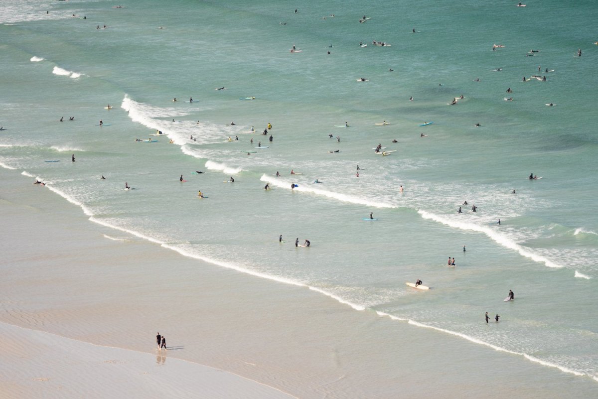 Muizenberg Beach from above