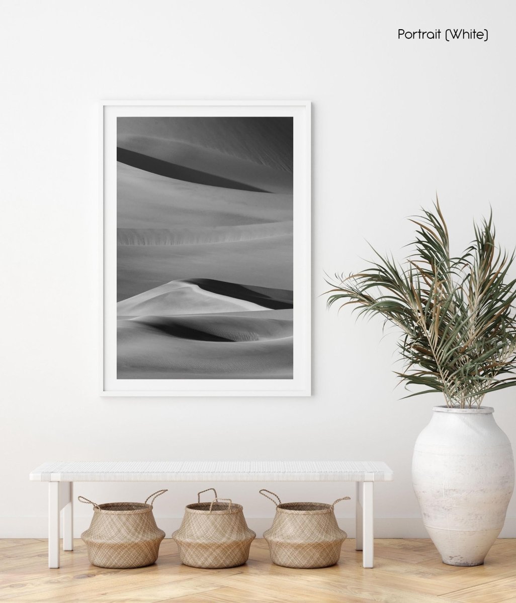 Sand dunes in Swakopmund, Namibia.