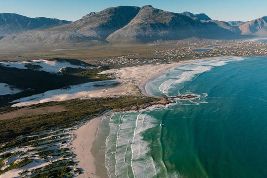 Silver Sands Beach aerial image